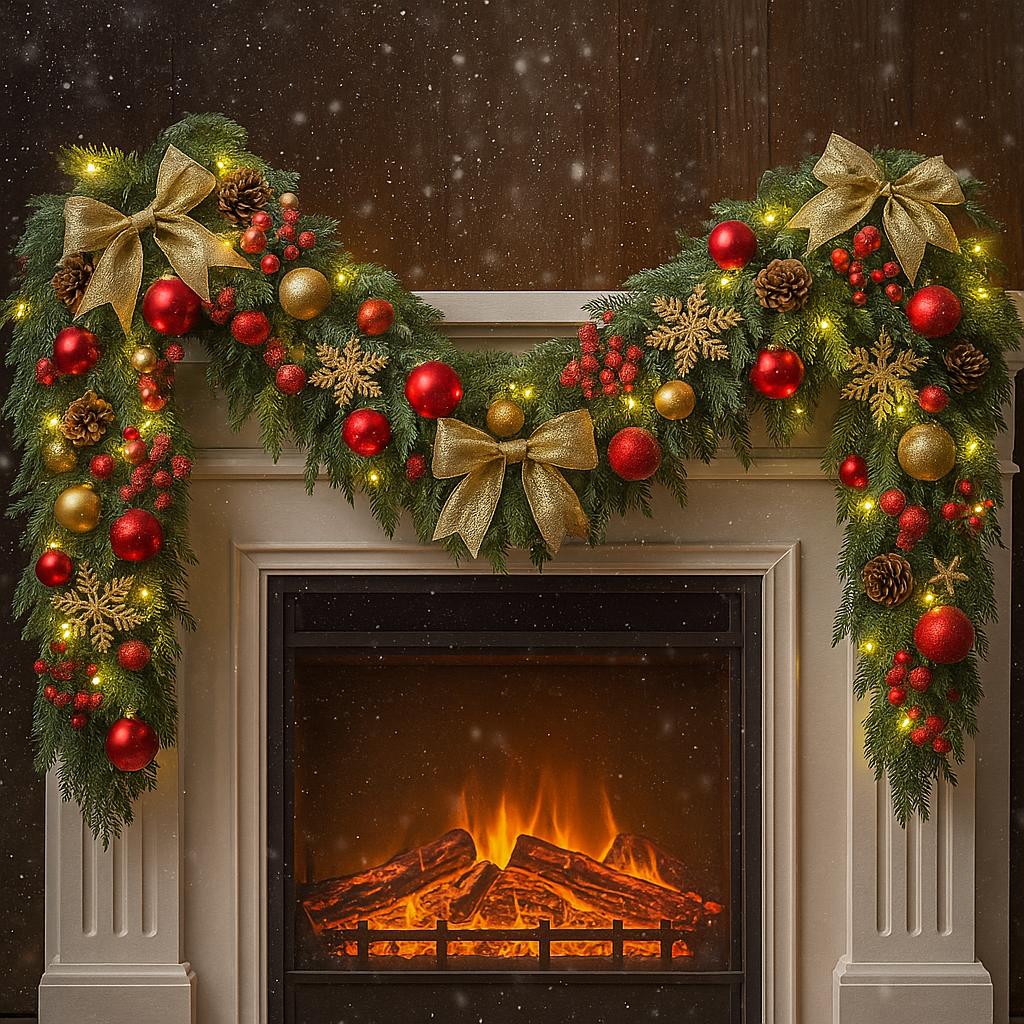 Lifelike Cedar Garland for Holiday Elegance™