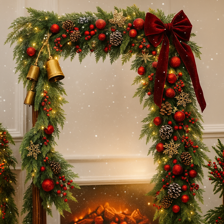Lifelike Cedar Garland for Holiday Elegance™