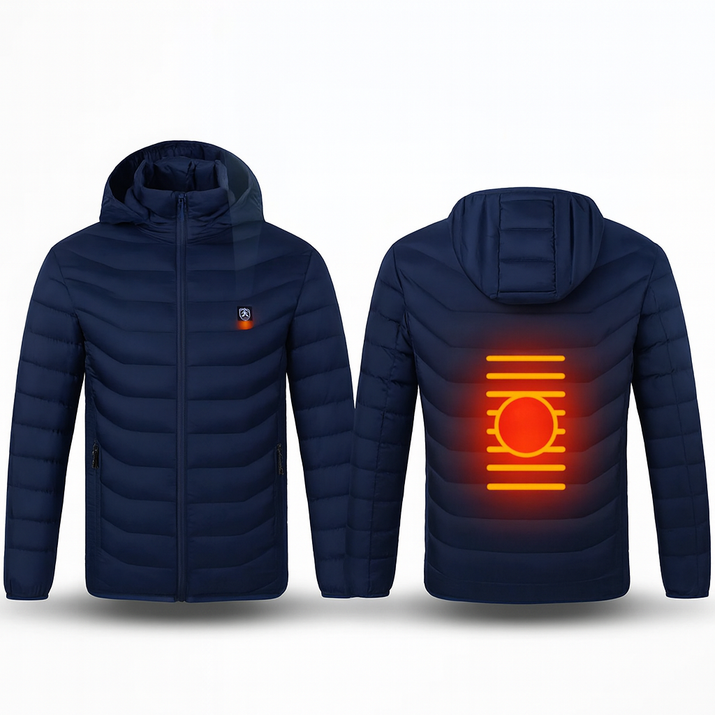 Smart Heated USB Jacket with Graphene for Winter