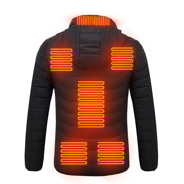 Smart Heated USB Jacket with Graphene for Winter
