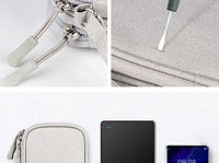 Data Cable Storage Bag Waterproof Portable Carry Case  Storage Bag Travel Organizer Bag for Cable Cord USB Charger