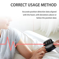 Digital Wrist Blood Pressure Meter Automatic Voice Tonometer Heart Rate Monitor Smart Touch LCD Screen Charge Sphygmomanometer