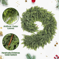 Lifelike Cedar Garland for Holiday Elegance™