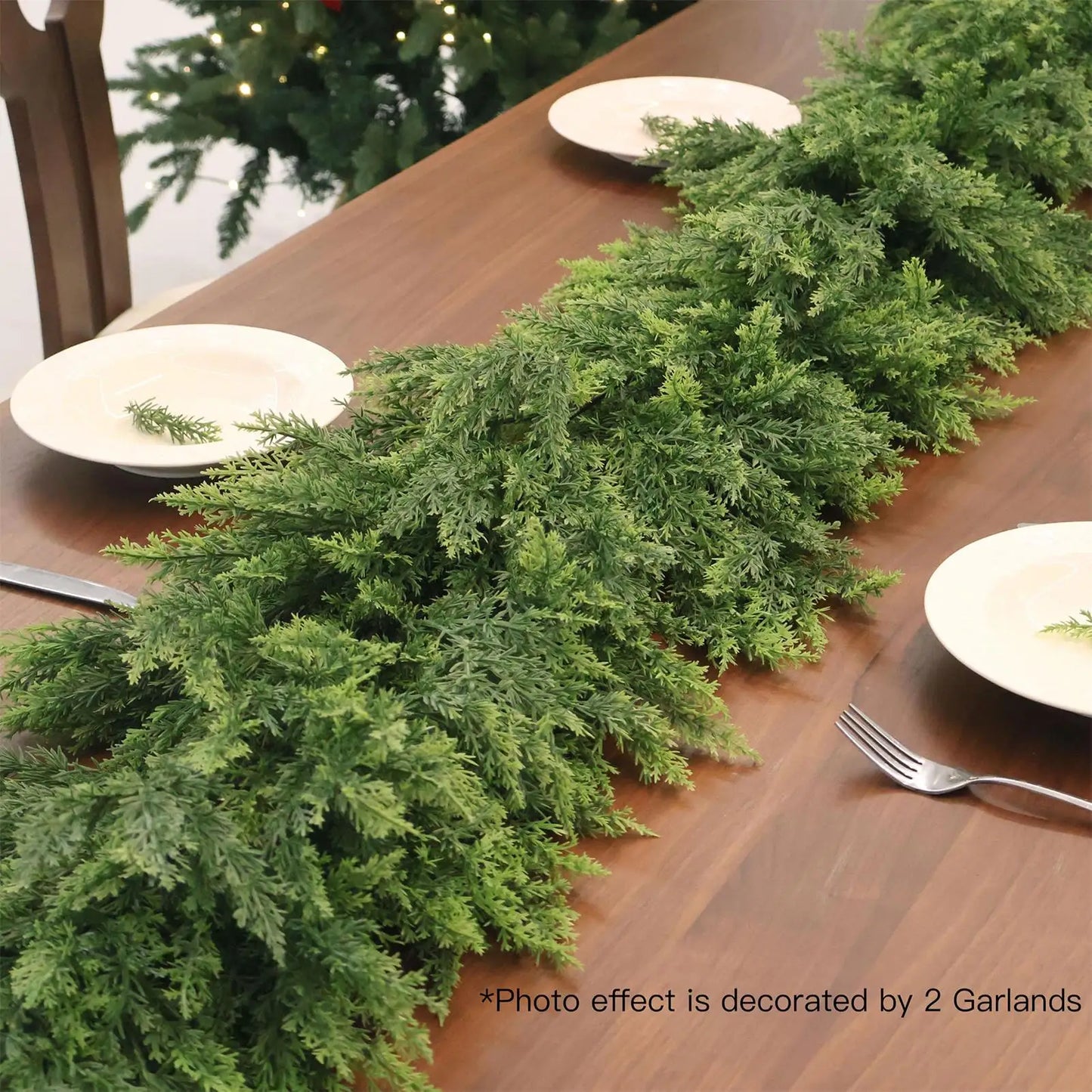 Lifelike Cedar Garland for Holiday Elegance™