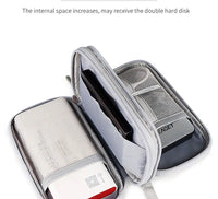 Data Cable Storage Bag Waterproof Portable Carry Case  Storage Bag Travel Organizer Bag for Cable Cord USB Charger