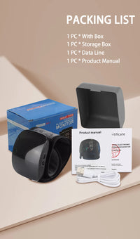 Digital Wrist Blood Pressure Meter Automatic Voice Tonometer Heart Rate Monitor Smart Touch LCD Screen Charge Sphygmomanometer