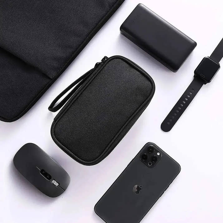 1Pc NEW Travel Organizer Bag Cable Storage Organizers Pouch Carry Case Portable Waterproof Double Layers Storage Bags Cable Cord