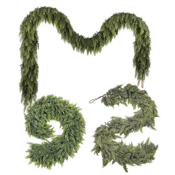 Lifelike Cedar Garland for Holiday Elegance™