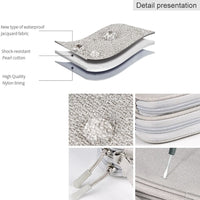 Data Cable Storage Bag Waterproof Portable Carry Case  Storage Bag Travel Organizer Bag for Cable Cord USB Charger