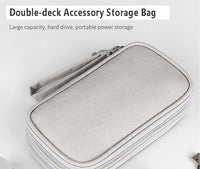 Data Cable Storage Bag Waterproof Portable Carry Case  Storage Bag Travel Organizer Bag for Cable Cord USB Charger