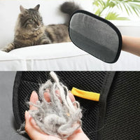 Static Pet Hair Removal Gloves - Grooming & Deshedding Gloves for Dogs Cats - Works on Sofa Carpet Clothes - Multi-Surface Brush