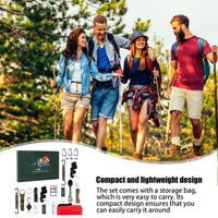 Outdoor Camping Tools Set Christmas Gift Box  For Men Christmas Advent Calendar Survival Kits24 Days Advent Countdown Calendar