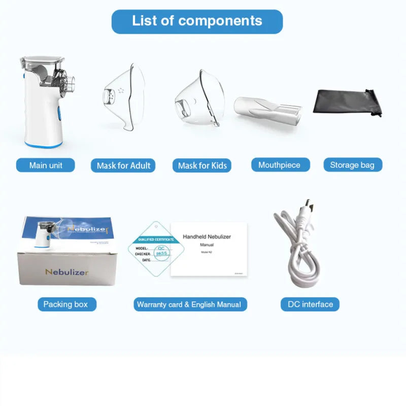 Handheld Home Portable Micro Mesh Nebulizer